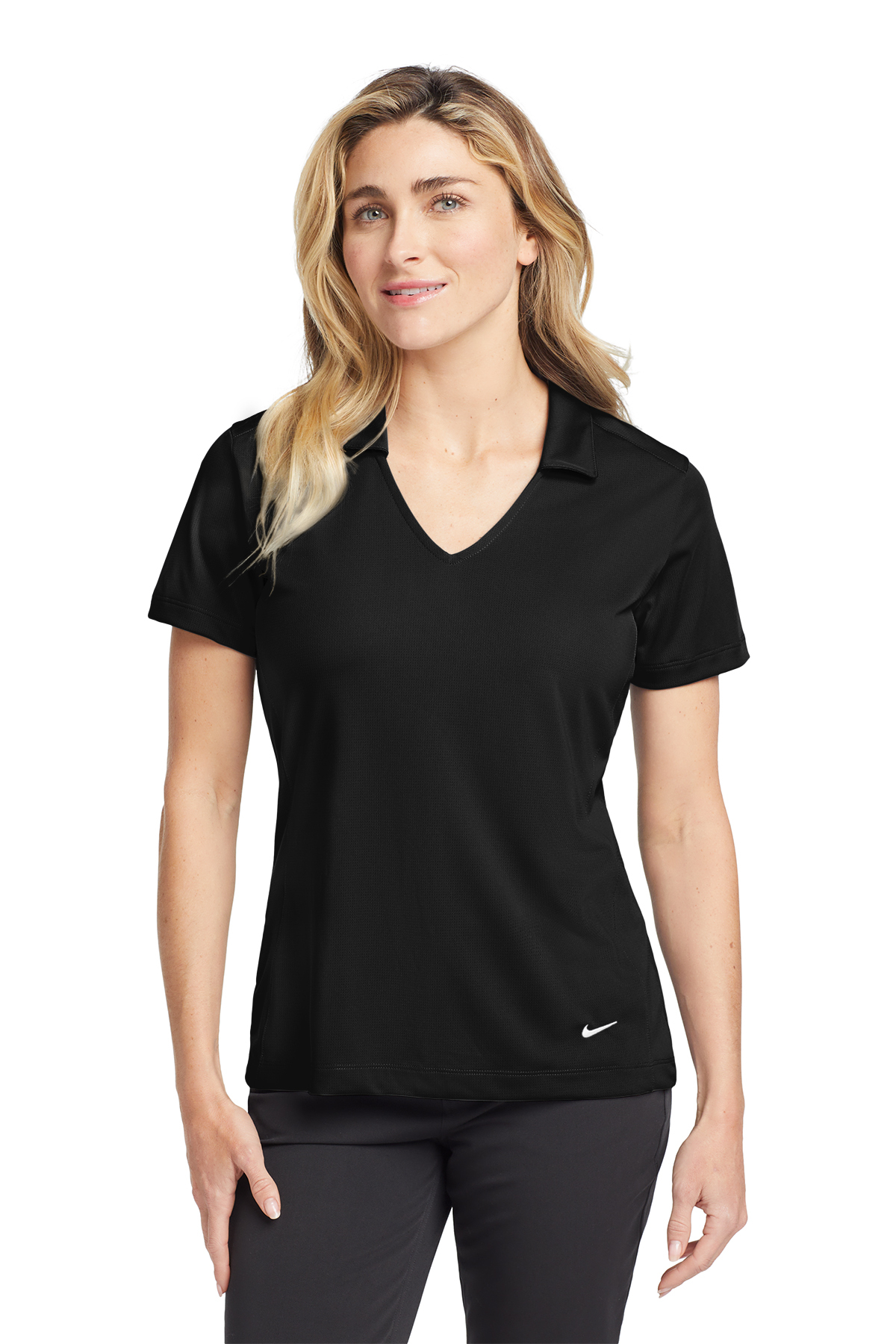 Nike® Women's Dri-FIT Vertical Mesh Polo (637165 / 6650)