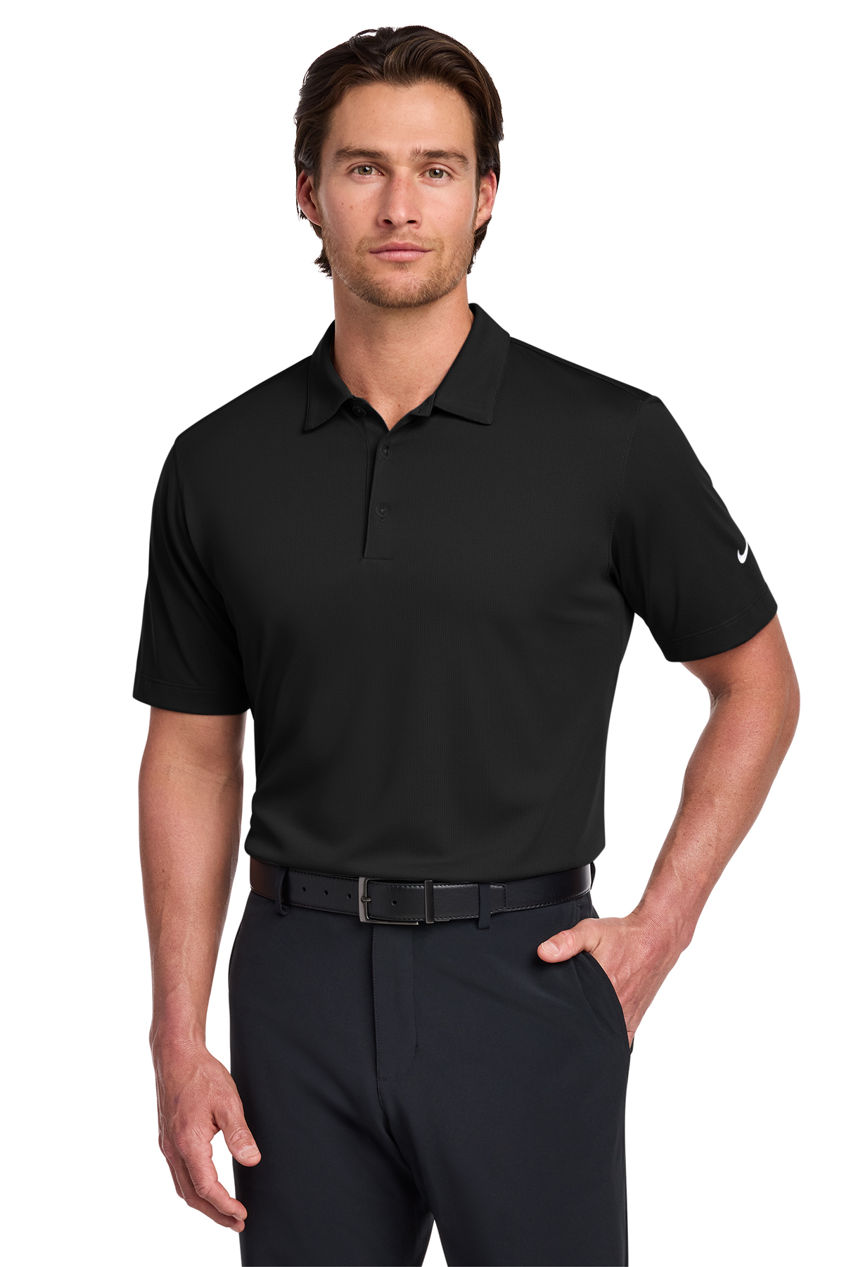 Nike® Dri-FIT Vertical Mesh Polo (Men's - 637167 / 6649)